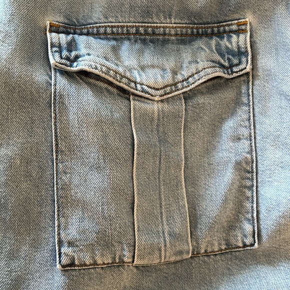 AGolde cropped over sized denim jacket - Picture 5 of 7